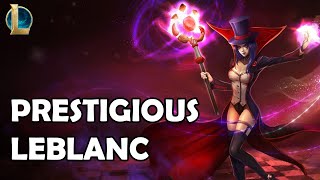 Prestigious Leblanc Skin Spotlight from League of Legends [upl. by Jemy]