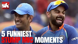 TOP 5 Most Funniest amp Savage Sledging Caught on Stump Mic  MS Dhoni  Virat Kolhi  Rishabh Pant [upl. by Ahsilek]