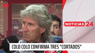 Tras salida de Quinteros Colo Colo confirma sus tres primeros quotcortadosquot  24 Horas TVN Chile [upl. by Gnas772]