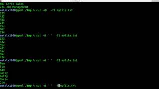 Working with Delimiters in the Linux Shell Scripting tutorial [upl. by Shere]