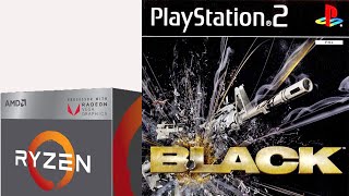 Ryzen 5 3400G  Black PS2 Gameplay  PCSX2 PS2 Emulator [upl. by Ileek406]