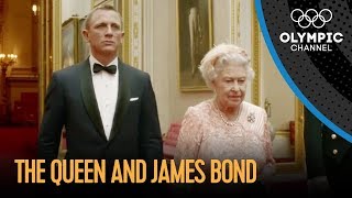 James Bond and The Queen London 2012 Performance [upl. by Earesed390]