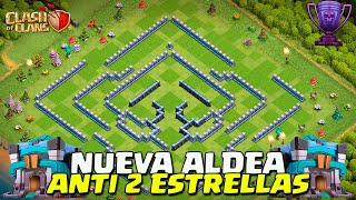 DISEÑO TH 13 ANTI 2 ESTRELLAS ALDEA CLASH OF CLANS [upl. by Lecram890]