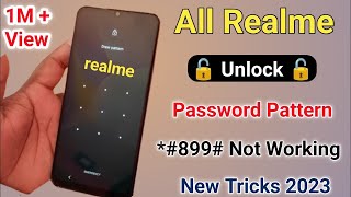 All Realme Reset Password How to fix forgot lockscreen Password Any Realme Pattern New Tricks 2024 [upl. by Yrdnal]