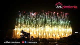 Fallas de Valencia 2024 1er Castillo de Fuegos Artificiales Ciudad de Las Artes Pirotecnia Martí [upl. by Adala240]