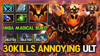 WTF 30KILLS ANNOYING ULT MID Shadow Fiend With IMBA Magical Build 100 Show no Mercy 736a DotA 2 [upl. by Ehgit]