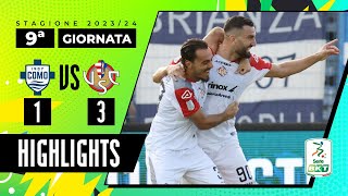 Como vs Cremonese 13  La Cremo vince il derby lombardo  HIGHLIGHTS SERIE BKT 2023  2024 [upl. by Arianie]