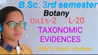 Taxonomic evidencepalynologycytologybsc 3rd sem botanytype of classification amp evidences [upl. by Yonit]