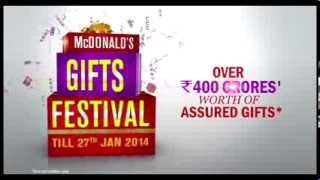 McDonalds™ Gift Festival  TVC  2013  McDonalds India [upl. by Waltner509]