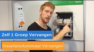 Groep Vervangen in de Groepenkast  Uitleg Zelf InstallatieAutomaat Vervangen  How To [upl. by Khalid541]