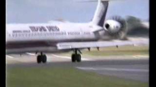 Unducted Fan MD81  SBAC Farnborough  4 September 1988 [upl. by Elleniad574]