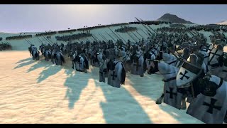 Battle of Crusaders against Saladin 1187 [upl. by Moonier]