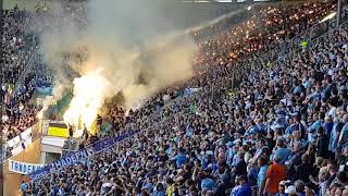 15102017 FC Augsburg II  1860 München 32 Ultra Ultras Stimmung Support Pyro Pyrotechnik [upl. by Boak]