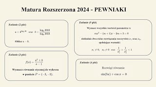 Matura Rozszerzona  maj 2024  PEWNIAKI [upl. by Aldon]