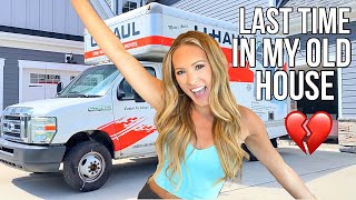 GOING TO MY OLD HOUSE FOR THE LAST TIME 💔🏠 MOVING VLOG  DAY IN MY LIFE [upl. by Fillander482]