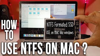 How to fix NTFS external drive readonly on macOS MontereyBig SurCatalina Enable NTFS WRITE ✍ [upl. by Joub86]