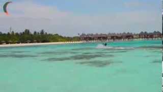 Kitesurfing Jumps on Maldives [upl. by Anolahs829]