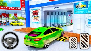 Gas Station Car Driving  Impossible Parking Simulator  Android Gameplay [upl. by Arlinda257]