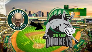 LaSteroid RELOCATES the A’s to the Shanghai Swamp Donkeys  MLB The Show 23 [upl. by Grimes981]