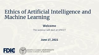 Banking On Data Ethics of Artificial Intelligence and Machine Learning [upl. by Yrrad191]