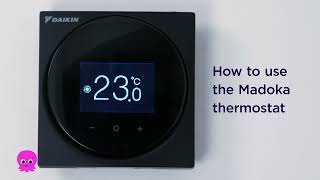 How to use your Daikin heat pump thermostat [upl. by Mcclure]