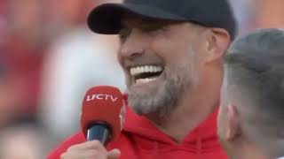 Jürgen Klopp’s farewell speech to Liverpool fans Jurgen Klopp suggest Arne Slot new manager [upl. by Sacci]