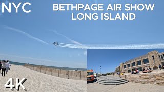 4K BETHPAGE AIR SHOW JONES BEACH LONG ISLAND NEW YORK CITY USA [upl. by Betthezel]