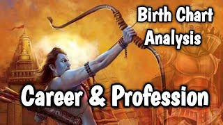 Birth Chart analysis for Career amp Profession II Example Chart [upl. by Gerge]