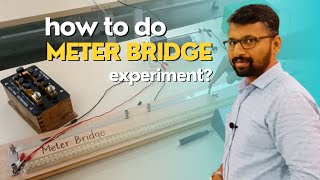 Meter Bridge Experiment  How to Determine Wire Resistance using Metre Bridge  Class 12 [upl. by Leksehcey440]