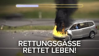 Neue Version Rettungsgasse rettet Leben [upl. by Odelia451]