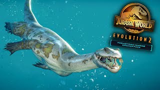 NOTHOSAURUS IS HERE  NEW DLC for JURASSIC WORLD EVOLUTION 2 Marine Species Pack [upl. by Lesly484]