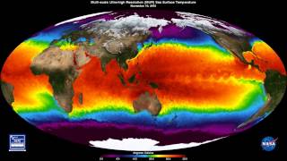 The MultiScale UltraHigh Resolution MUR Sea Surface Temperature SST Data Set Animation [upl. by Latimore476]