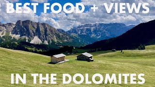 Dolomites Italy Best food amp easy hikes to alpine huts amp majestic views in the Seiser Alm amp Seceda [upl. by Annej775]