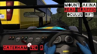 REAL TRAFFIC Mount Akina  Caterham Seven 620 R  Assetto Corsa Oculus Rift Gameplay [upl. by Anetta301]