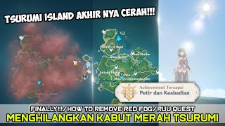 Cara Menghilangkan Kabut Merah Tsurumi Island Inazuma World Quest 17  Genshin Impact Indonesia [upl. by Elime]