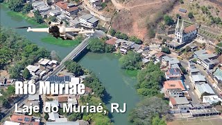 Voo sobre o Rio Muriaé em Laje do Muriaé RJ Drone DJI Mini 3 [upl. by Aimej248]