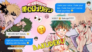 DEKU STANDS UP FOR HIMSELF  BKDK Lyric Prank Not another song about love  MHA Texting Story [upl. by Znerol459]