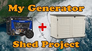 My Hurricane Generator Shed Project 🌀  Florida Fish Hunter [upl. by Loree]