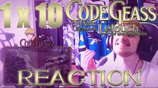 Code Geass Season 1  Episode 10 REACTION quotLANDSLIDEquot [upl. by Hazeefah81]