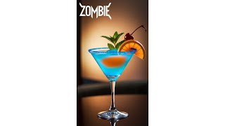 🧟‍♂️ Survive the Zombie Cocktail Challenge 🍹  Tropical Drink Recipe [upl. by Dennis]