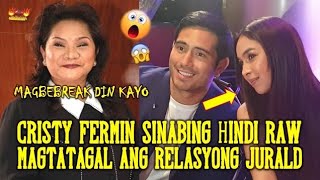 Relasyong Gerald at Julia hindi raw MAGTATAGAL sabi ni Cristy Fermin [upl. by Hardden235]