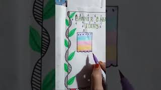 🤗Header and Banner Ideas how to make your assignment perfect ✨Header and banner July⭐likeshare [upl. by Naujek506]