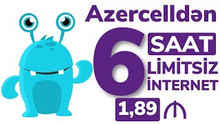 6 saatliq limitsiz internet paketi Azercell ozunet [upl. by Ariadne]