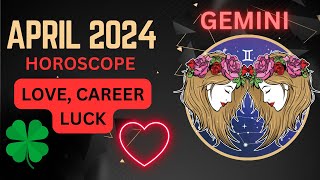 GEMINI April 2024  Love Money Career and Lucky Numbers 🍀 astrology horoscopes gemini [upl. by Calle161]