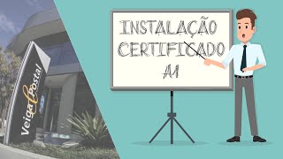 Instalação Certificado A1  Veiga amp Postal [upl. by Langham]