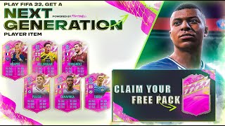 FIFA 22 20 x FREE Next Gen Player Packs [upl. by Nanci]