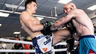 Nico Carrillo Muay Thai Sparring ft Victor Conesa Gorka Caro Jose Maria Quevedo [upl. by Sibyl]