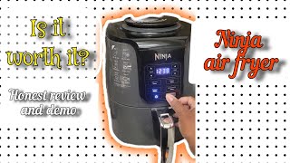 ninja air fryer honest mom review and demo [upl. by Heurlin]