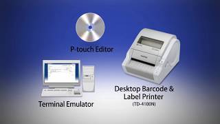 Print labels easily with Ptouch Template tool of Brother Professional Label Printer [upl. by Cyndie]