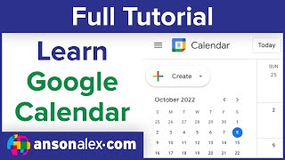 How to Use Google Calendar  Tutorial [upl. by Esilanna]